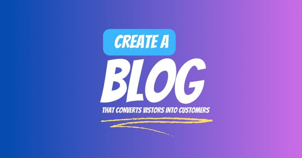 how to create blog