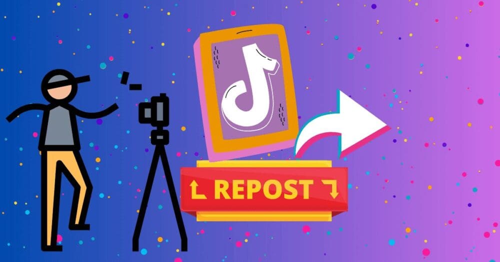 how to repost tiktok video
