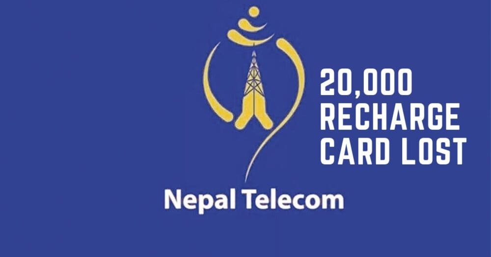 nepal telecom recharge card lost